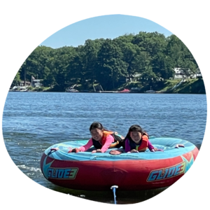 Kids Water Tubing in Squam Lake, New Hampshire | New Hampshire Watersports